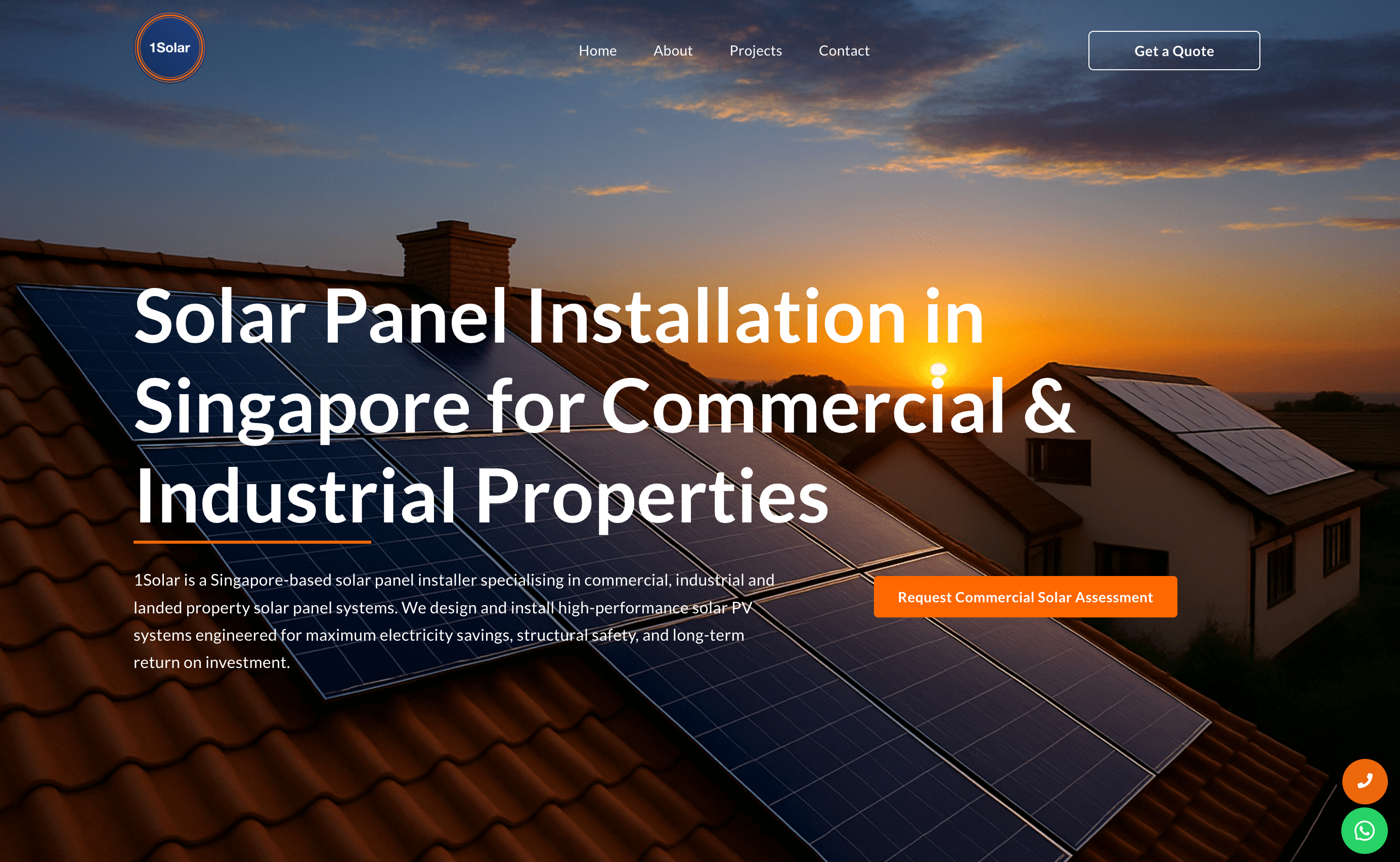 Preview of project 1Solar Website